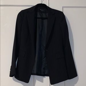 Max & Zucca New York Pinstriped Black Blazer